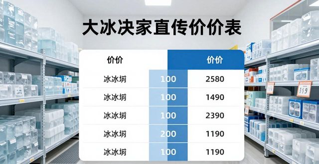 大冰块批发厂家怎么选？太原直供渠道靠谱吗