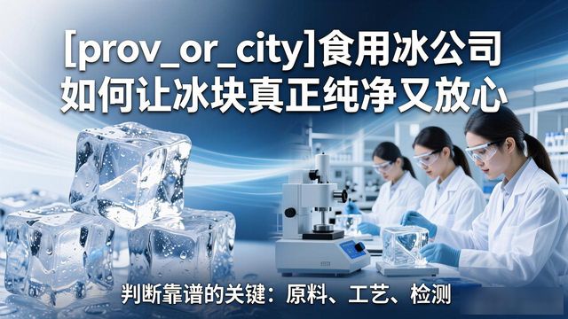 太原食用冰公司如何让冰块真正纯净又放心