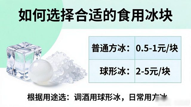 太原食用冰块多少钱 价格与选择全解析